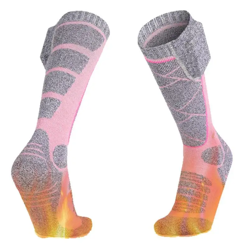 

Winter Electric Heated Socks Lightweight Cotton Blend Heating Socks With Heating Panels For Outdoor Winter Activities