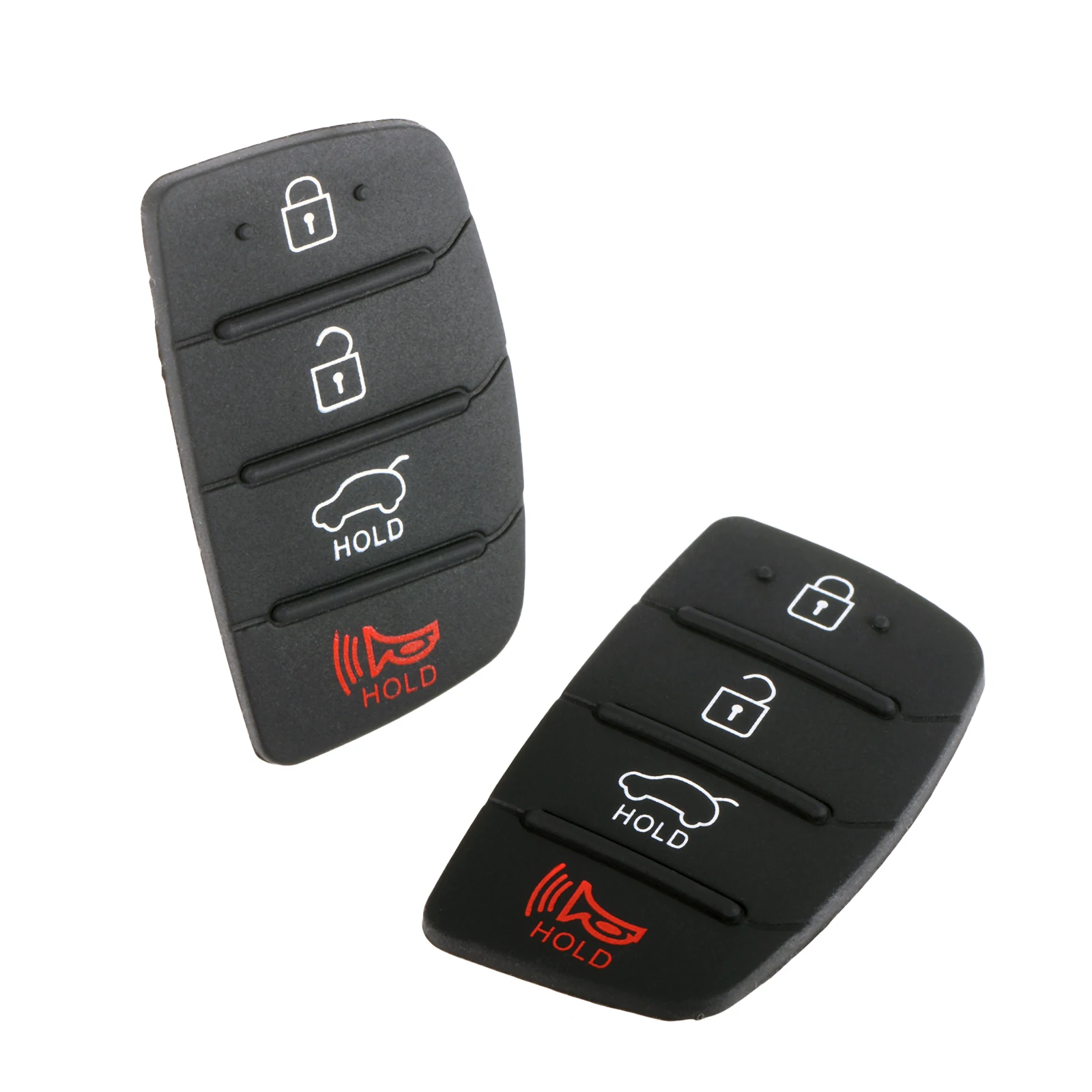 

2 шт. резиновая кнопка для автомобильного ключа для Hyundai Santa Fe Sport для Hyundai Sonata Sport 2013-2019, сменные аксессуары для автомобиля 3,94x2,38 см