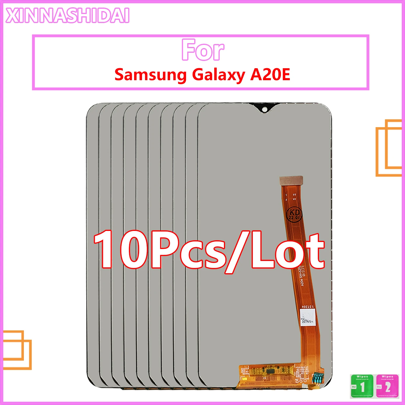 

10pcs/lot For SAMSUNG A20e LCD With Frame Original For Samsung Galaxy A20e Display Touch Screen Digitizer Assembly
