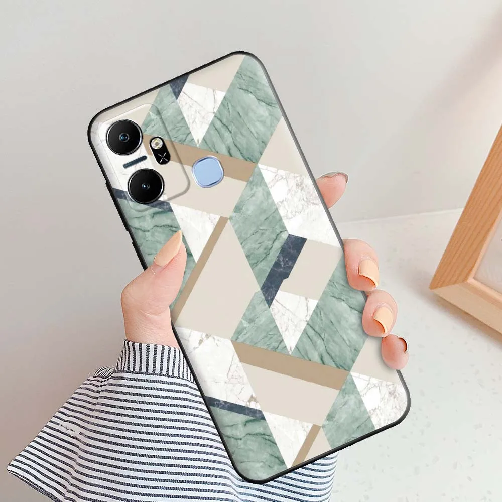 Для Tecno Smart 6 Plus чехол Чехол с милыми животными X6823C силиконовые чехлы для телефонов