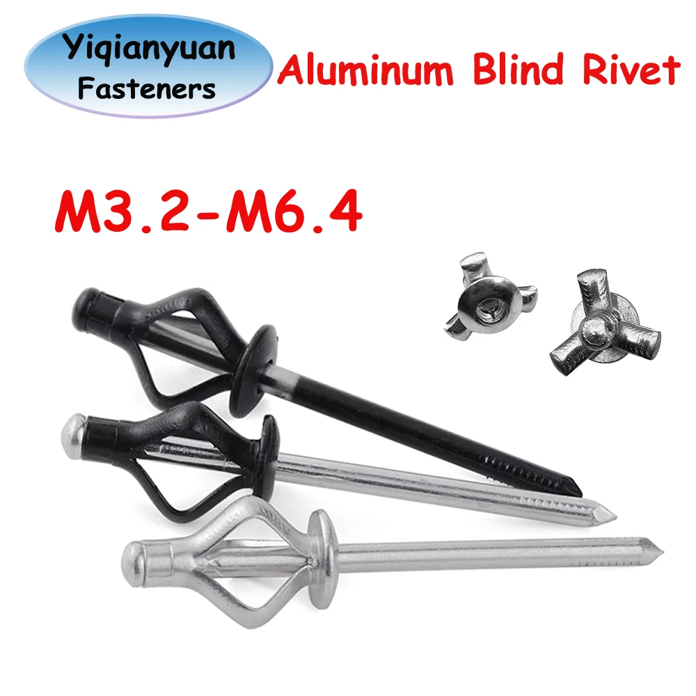 

Заклепки Yiqianyuan алюминиевые складного типа M3.2-M6.4