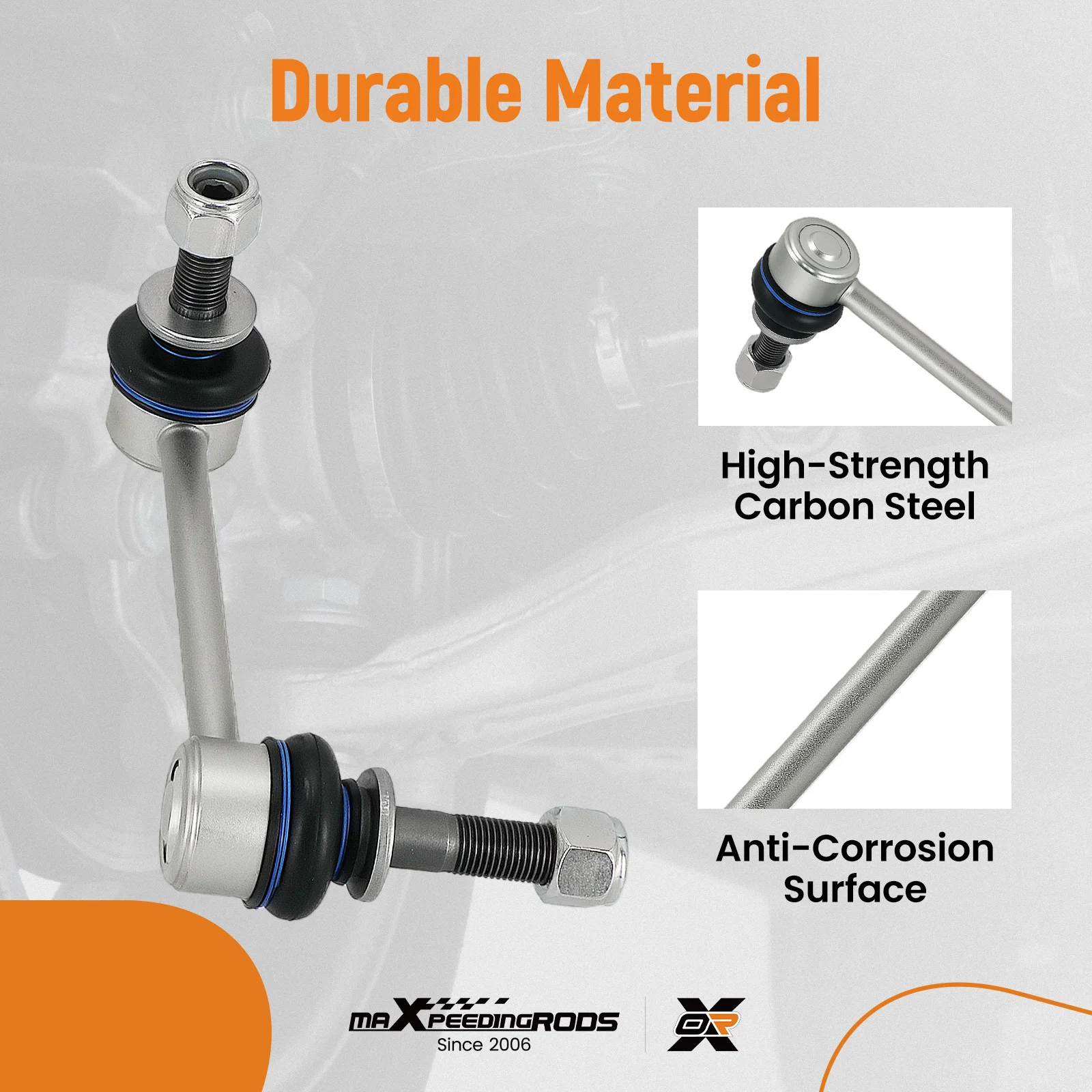 Фото Комплект из 4 стойок стабилизатора MaXpeedingrods (передние и задние) для Lexus GX470, Toyota 4Runner, FJ Cruiser K90677 4881060040 №5