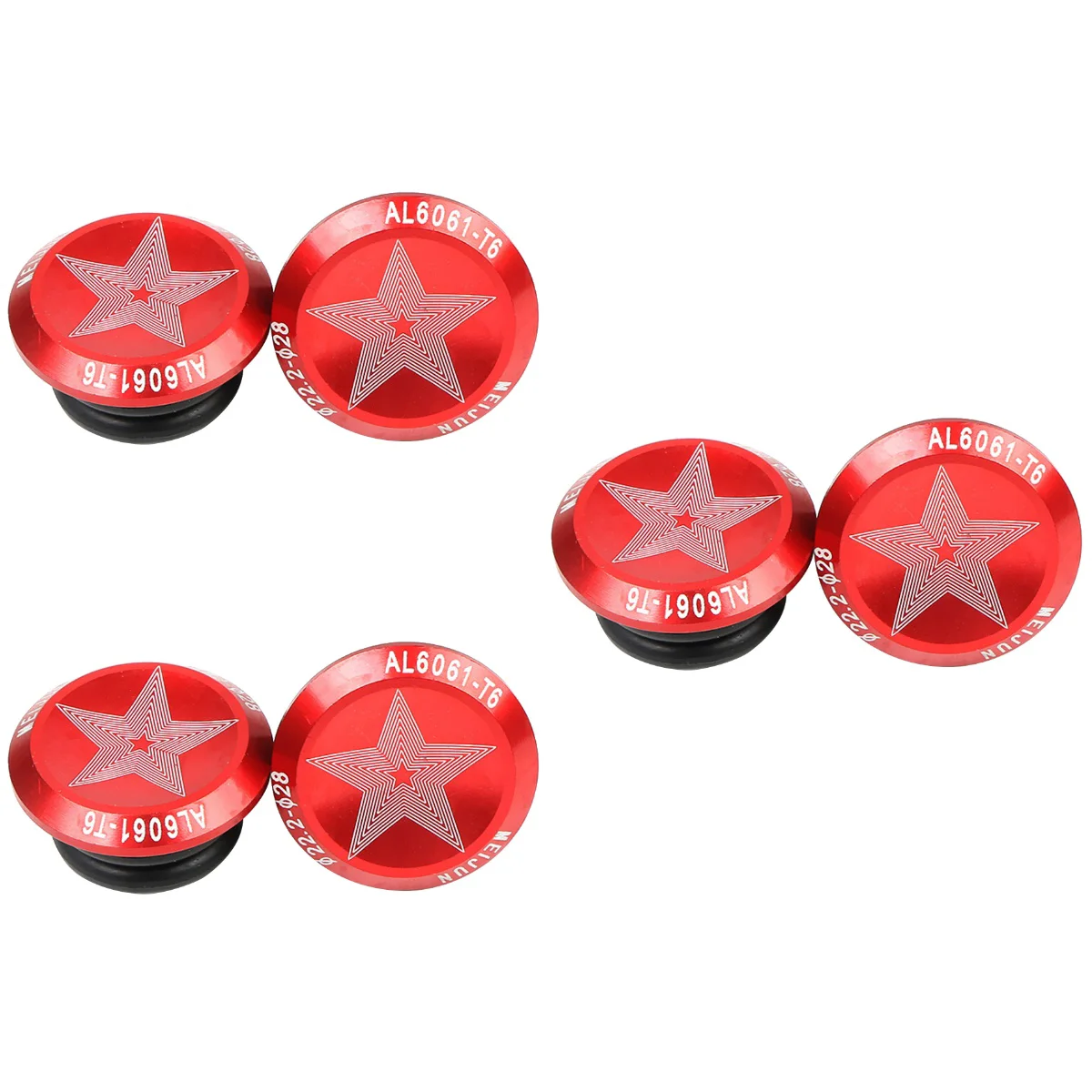 

3 Pairs Mountain Bike End Plugs Handlebar End Plugs Caps Handlebar Caps Road Bike Plugs Road Bike