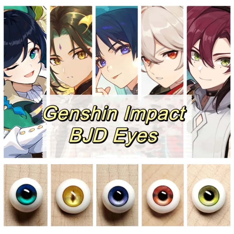 

Глазные яблоки Genshin Impact Eyes Ob11 Ob22 Ob24 BJD ГСК «сделай сам», 10/12/14/16/18 мм, глазные яблоки, Аниме игра, игрушки ручной работы, аксессуары, Бесплатная доставка
