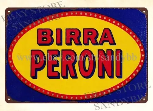 11920S PERONI BREWERY ROME ИТАЛИЯ BIRRA BEER металлические жестяные таблички