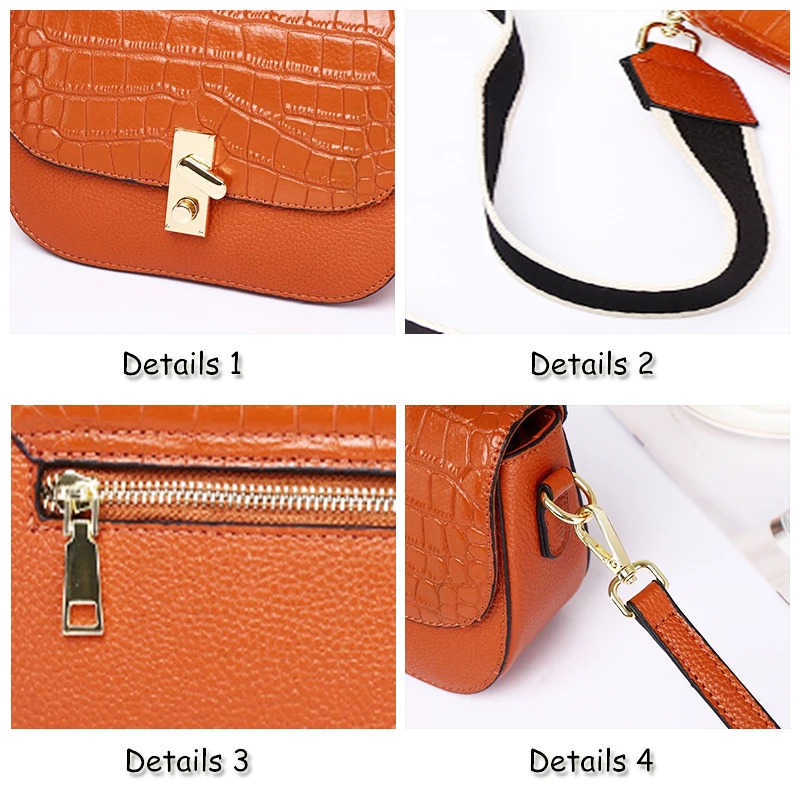 Original Style Genuine Leather Bag Girl Luxury Fashion Designer Women Shoulder Bag Crossbody High Quality Latch Bag