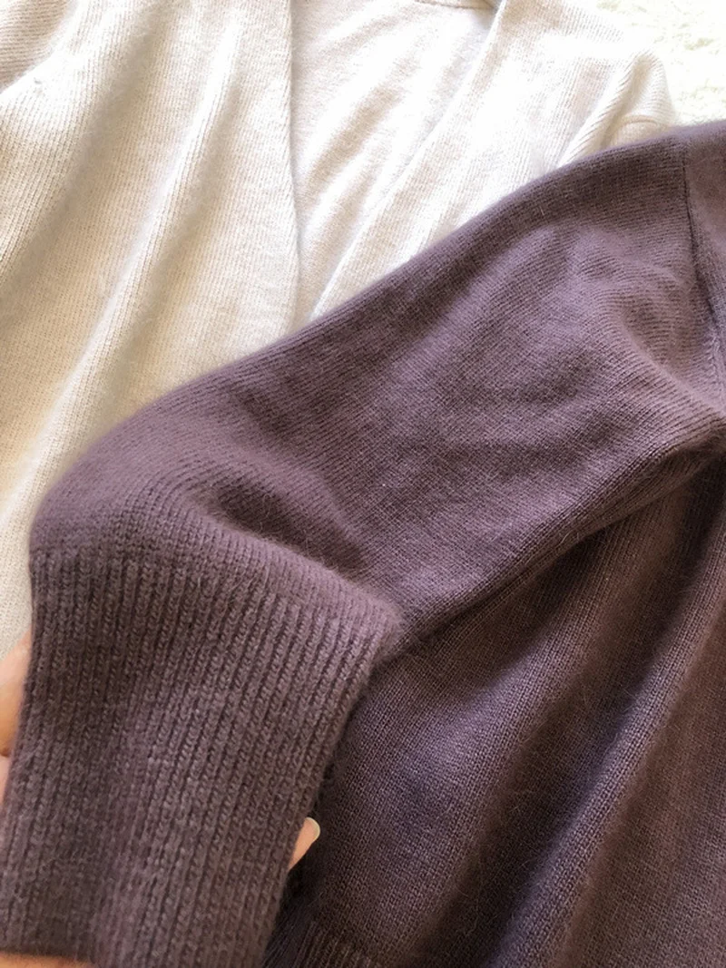 Kuzuwata 2024 осенне-зимняя женская вязаная верхняя одежда японский простой мягкий