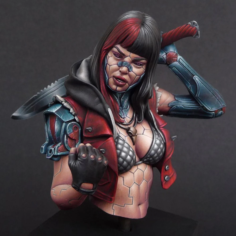 110 C-GIRL, секс-робот-воин, модель фигурки из смолы, бюст, GK, тема научной фантастики, комплект в разобранном и неокрашенном виде (art.: 3920cc9744663) - 3920cc9744663