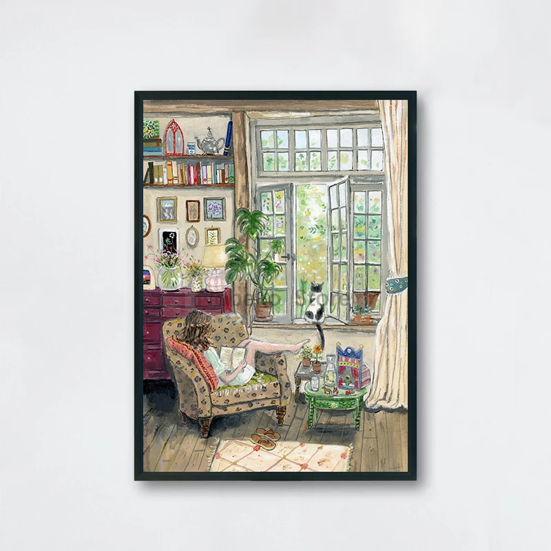 

Печать на холсте "Современная деревенская пейзаж"