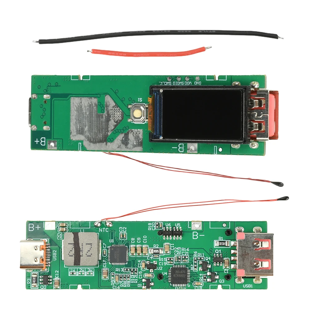 Фото Модуль сверхбыстрой зарядки Type-C USB 22,5 Вт, цветной TFT-экран, цифровой дисплей, комплект Power Bank «сделай сам», поддержка PD/QC/VOC, многопротокол №3