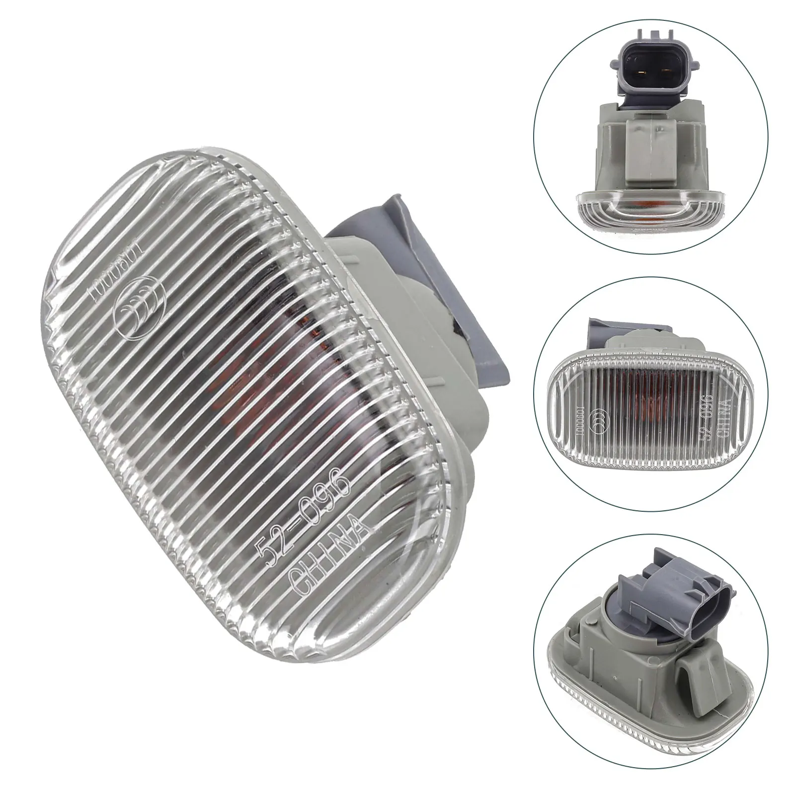 

Автомобильная сигнальная лампа поворота для Toyota, индикатор крыла автомобиля, прозрачный указатель поворота для Camry, Corolla, Verso, для Toyota Picnic