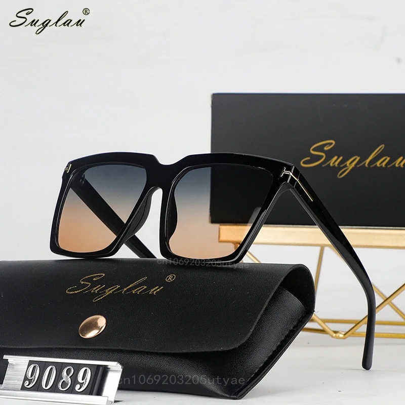 Квадратные интегрированные Персонализированные Солнцезащитные очки Модные