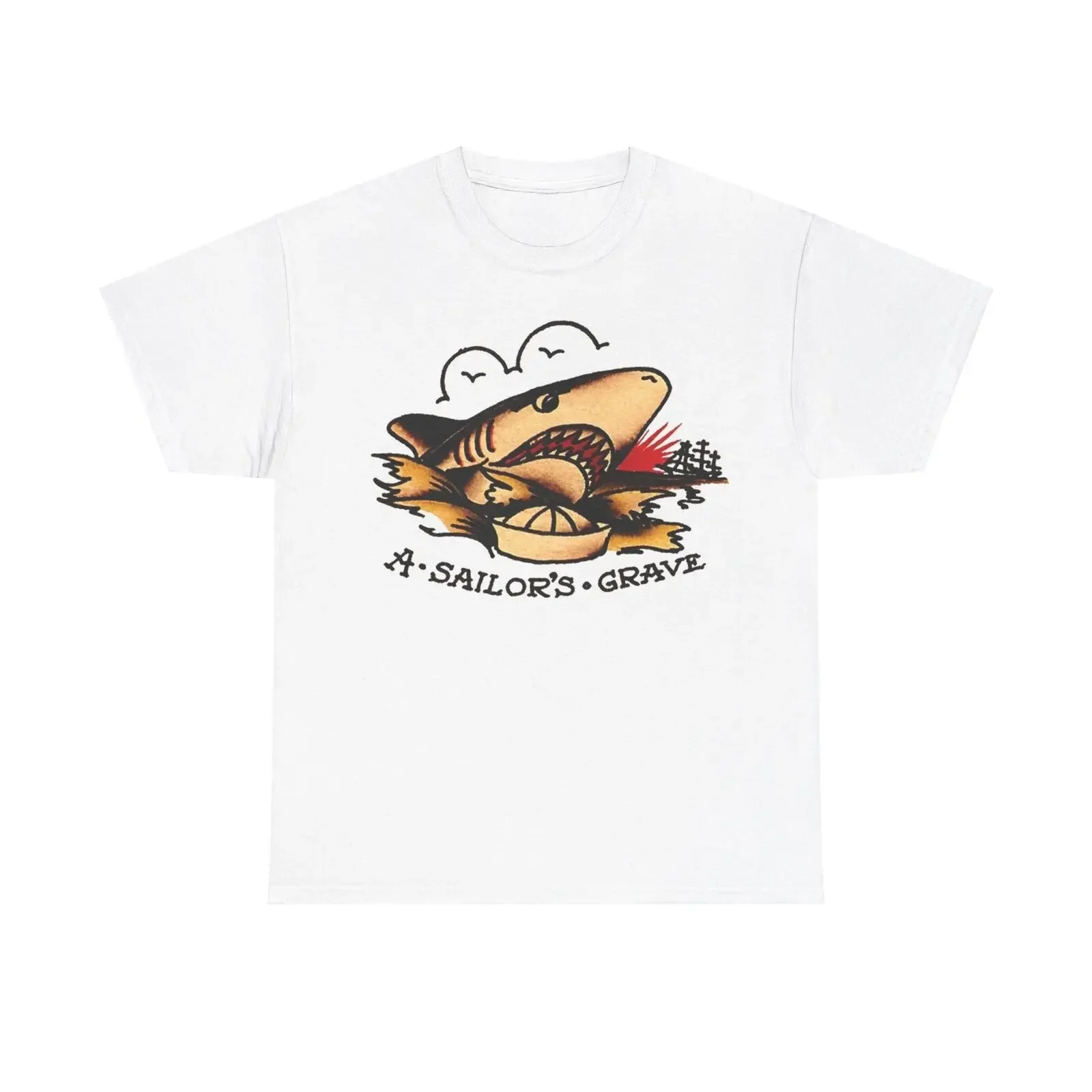 Матросский Джерри винтажная Темно-Синяя Татуировка матросский Ретро унисекс