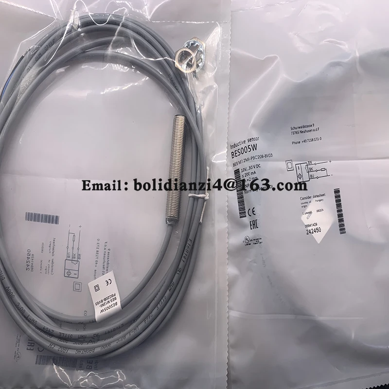 Новый датчик для бесконтактного переключателя BES005W BES M12MI-PSC20B-BV03 в наличии