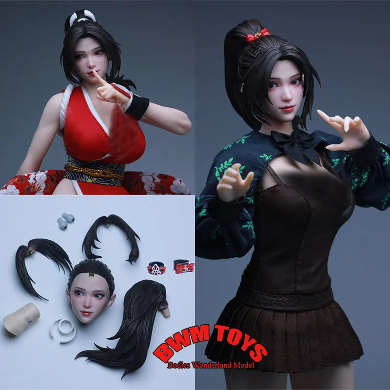 Фото VHTOYS VH002 Голова женской фигурки с подвижными глазами, краснокожая танцовщица, масштаб 1/6, для 12-дюймовой фигурки. №1