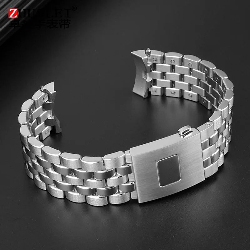 Высококачественный ремешок для часов из нержавеющей стали 20 м 21 мм IWC Pilot Mark 17 18