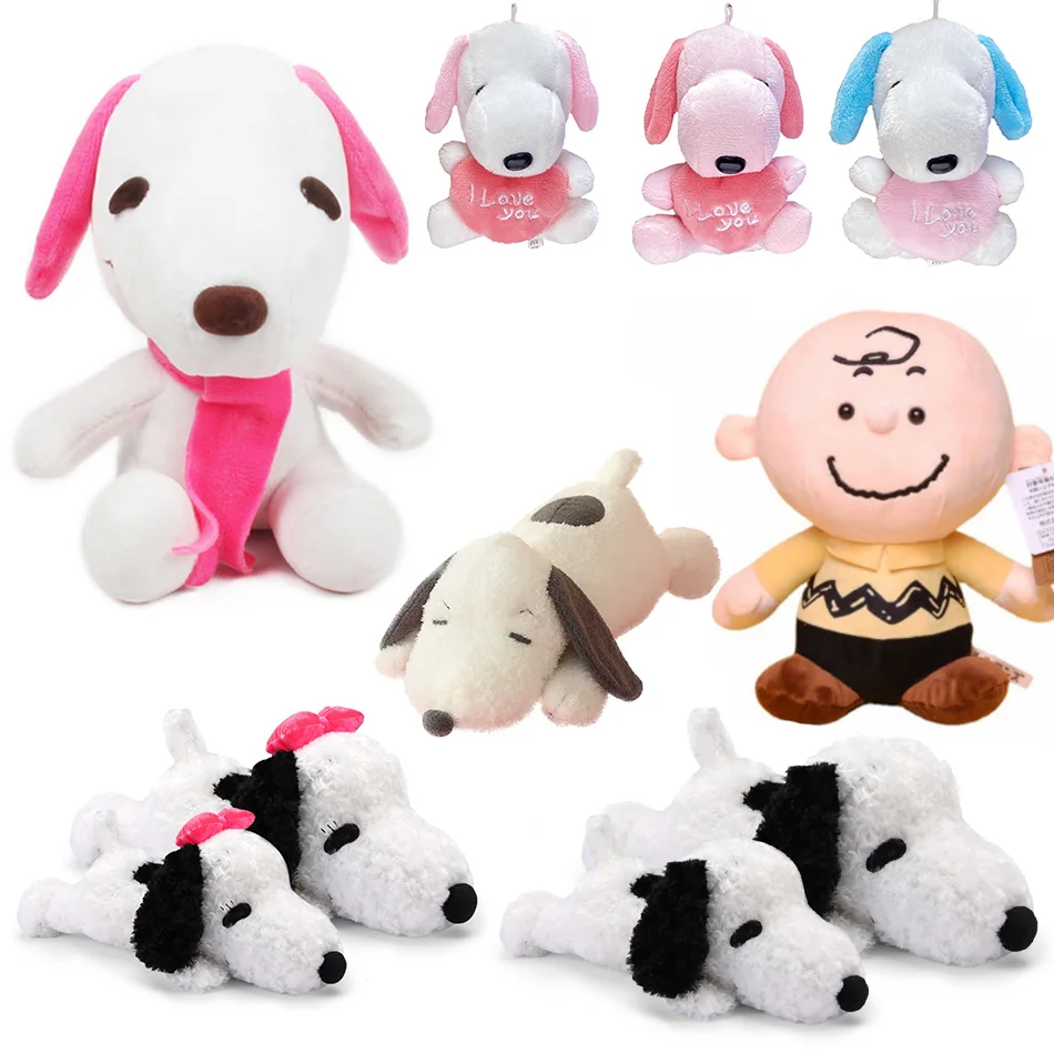 

25cm Snoopy Space Adventures Anime Dog Plush Doll White Dog Doll Snoopy Plush Toy Cute Backpack Bag Ornament Plush Keychain