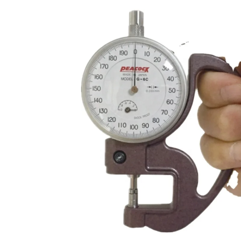 

Japan Original PEACOCK Dial Thickness Gauge G-6C