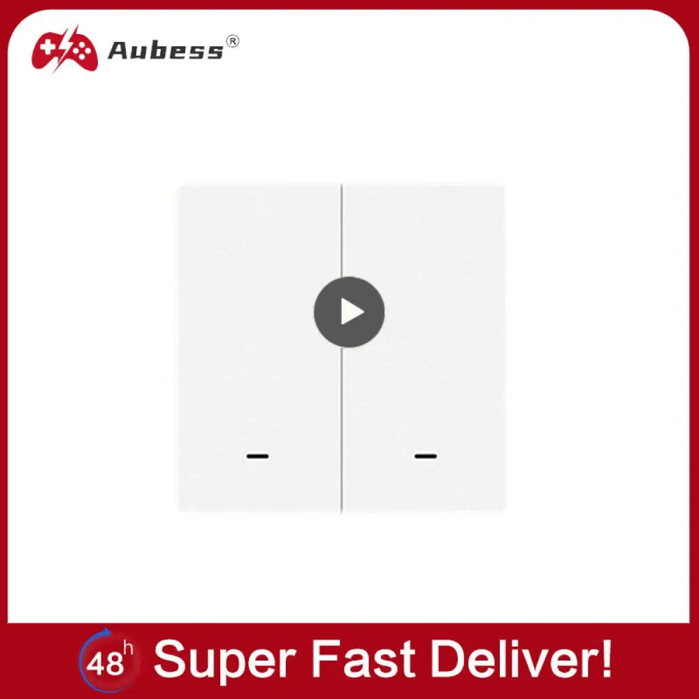 

1PCS Smart Light Switch Tuya ZigBee No Neutral Wire No Capacitor Needed Smart Life 2/3 Way Works With Alexa Yandex Home