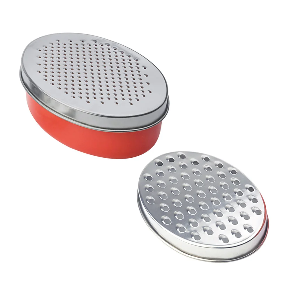 

Grater Cheese Slicer Vegetable Kitchen Steel Stainless Zester Container Hand Foodsrotary Shredder Toolsmall Fruit Ginger Butter