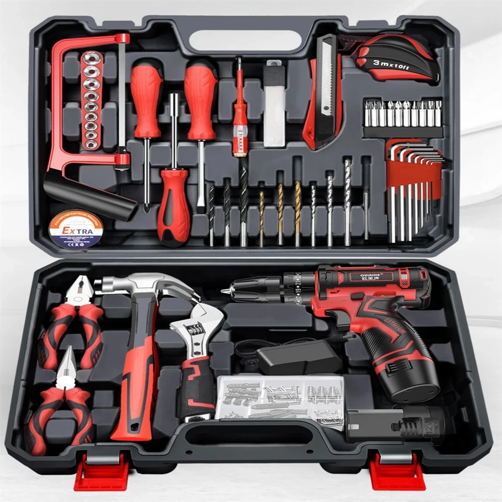 

Новинка 2023, 2021, электрическая ручная дрель, набор инструментов, электрическая дрель, электрическая отвертка, универсальный набор