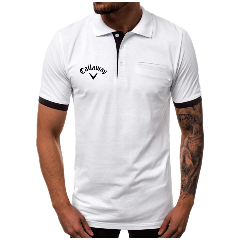 

Men's 2022 New Tops Short Sleeve Sports Polo Shirts Summer Business Casual Fashion Polo Men's Tops T-Shirts