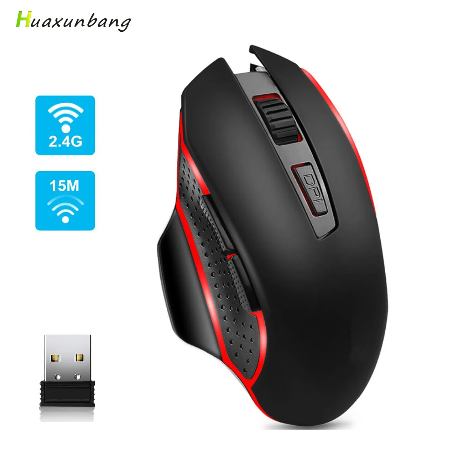 wireless gaming mouse pc laptop computer mice vertical ergonomic usb optical magic 6 key gamer mouses for macbook hp xiaomi ps4 free global shipping