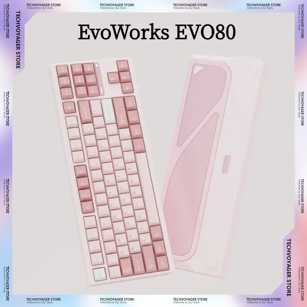 EvoWorks EVO80 Механические клавиатуры QMK/VIA с возможностью горячей замены из