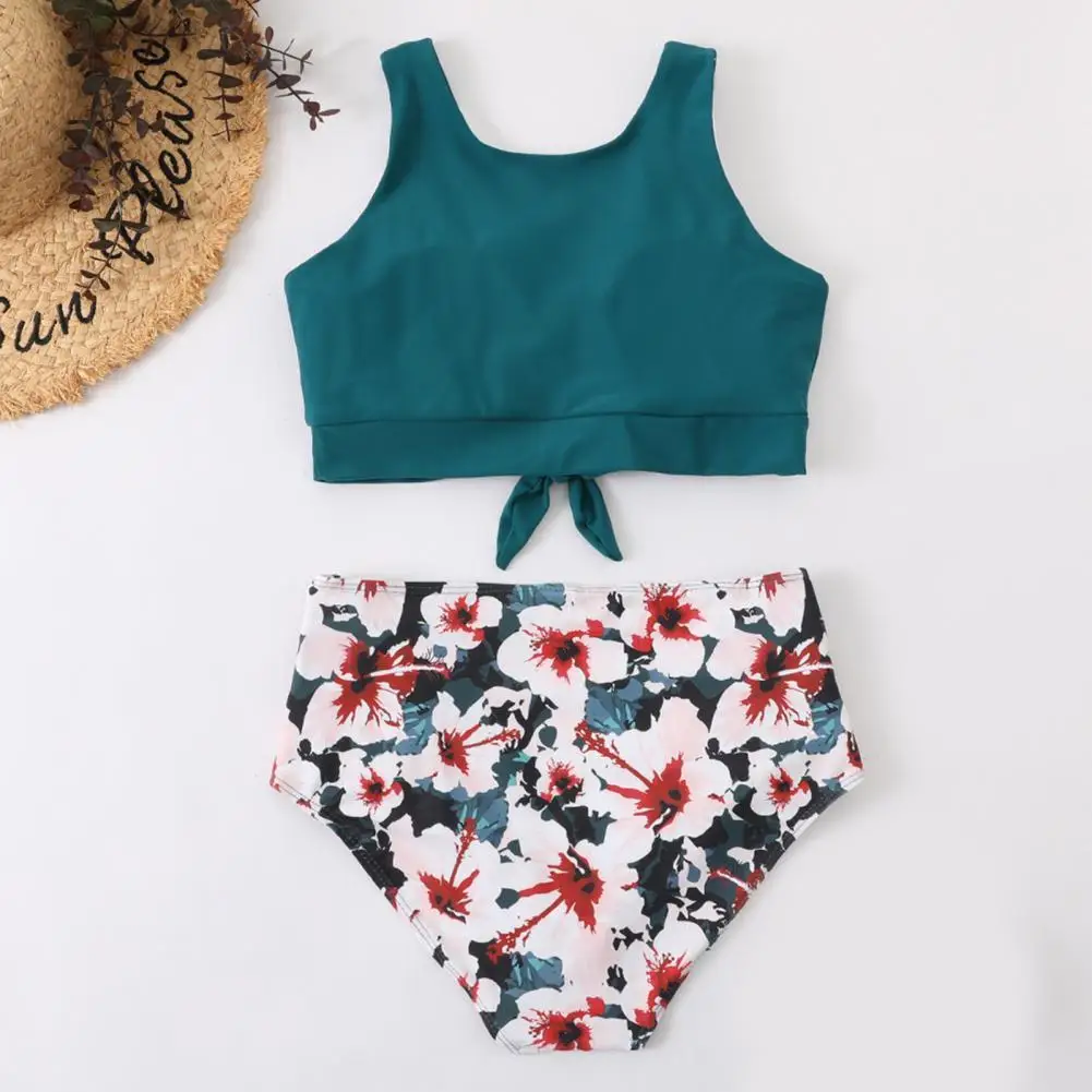 

Купальный костюм для отпуска Stratchy из двух предметов с эффектом пуш-ап и разрезами