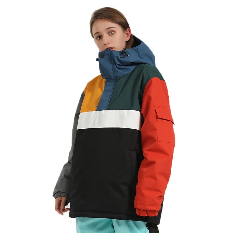 

NEW Fashion Colorful Men's and Women's Snow Suit Wear Snowboarding Clothing Ski Costumes 15k Waterproof Winter Jackets