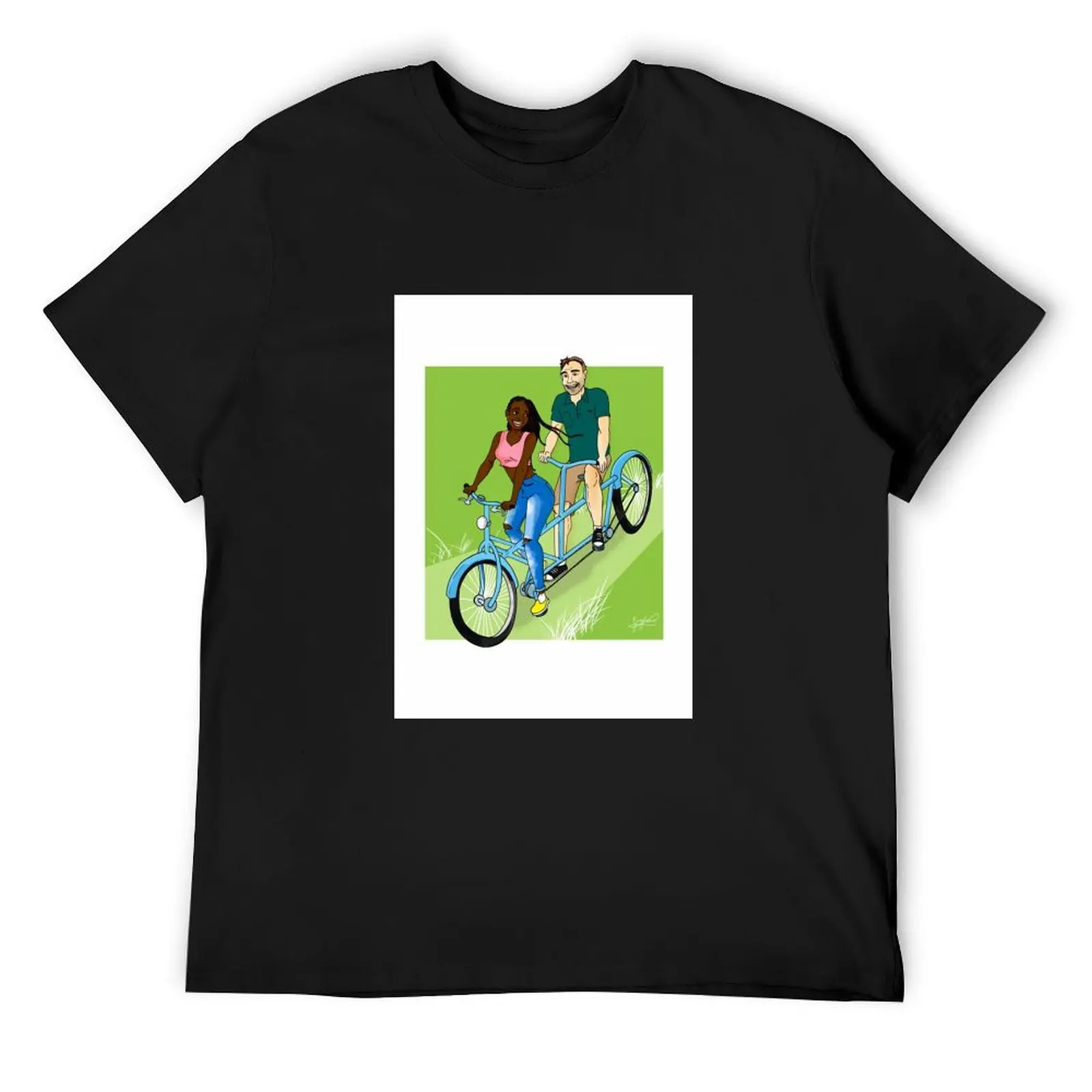 Футболка для пар Tamdem футболка с аниме топы больших размеров спортивная одежда