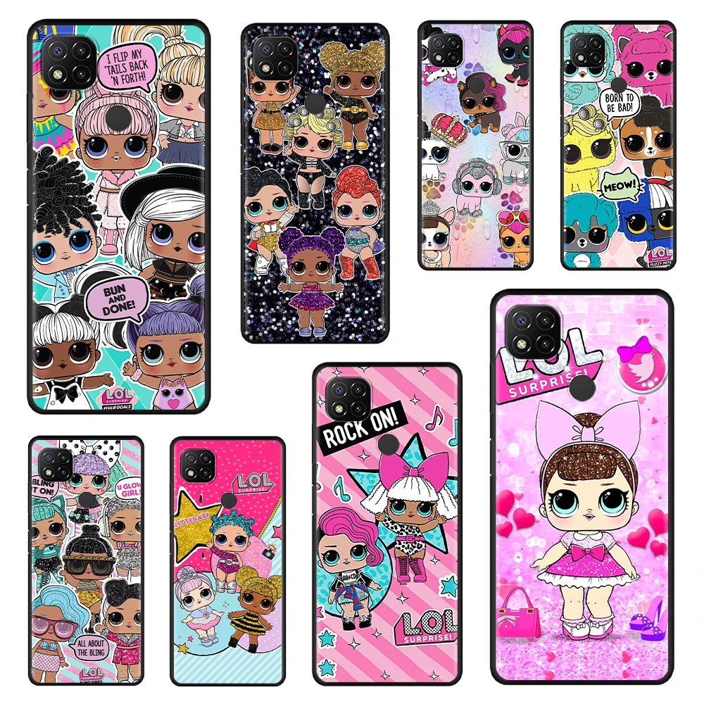 

LOL Surprise Cartoon Case Cover for Xiaomi Redmi Note 10 11 11S 11E 11T 11S 9C 10C 10A 8 9 8A Pro Pro+ Back Style TPU