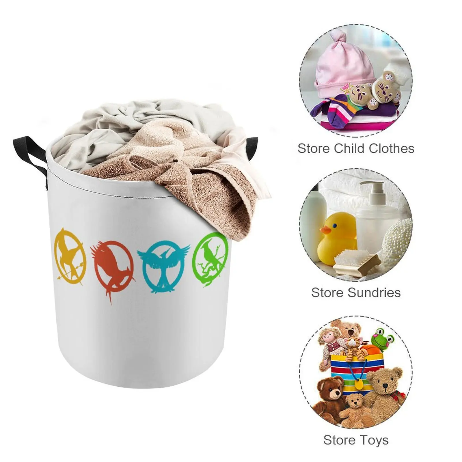 Завяжите свой грязный карман Голодные игры Mockingjay логотипы для Sal