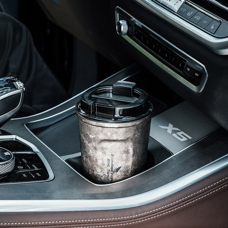 380 мл титановая изолированная чашка для питья с двойными стенками вакуумная