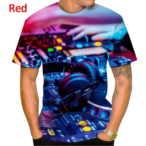 Полиэстер футболка DJ