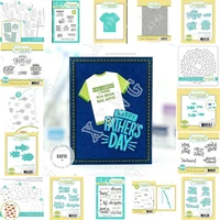 hexagon layering stencil bod background favorites hook line sinker swimming fish oh no you didnt yes did great dies stamps set