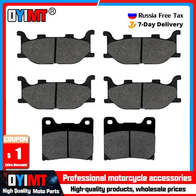 Motorcycle Front and Rear Brake Pads for YAMAHA XVS1100A XVS