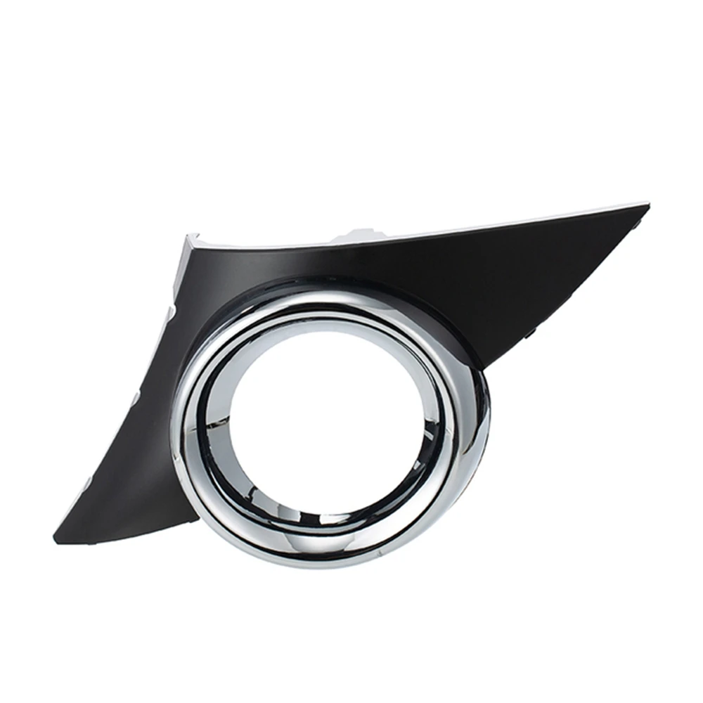 

Car Front Left Fog Light Cover Chrome Foglights Frame Grill Auto Accessorie
