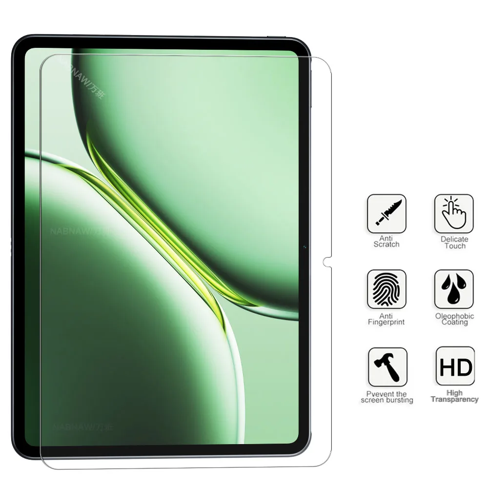 2 шт. прозрачная защита экрана от царапин HD закаленное стекло для OnePlus Pad Pro 12 1