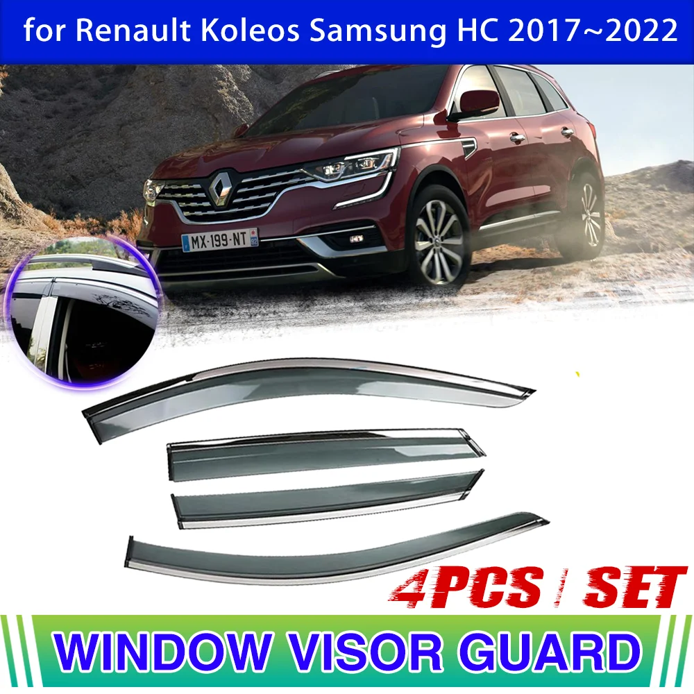 Оконный козырек для Renault Koleos Samsung QM6 HC 2017 ~ 2022 2018 2019 2020 2021 вентиляционный тент защита