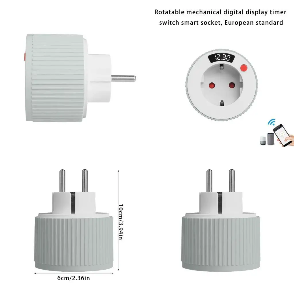 

652F вращение цифрового таймера розет
