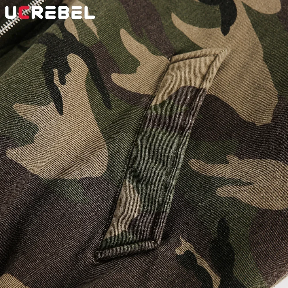 Камуфляжная стеганая куртка мужская зимняя уличная с толстым рукавом реглан