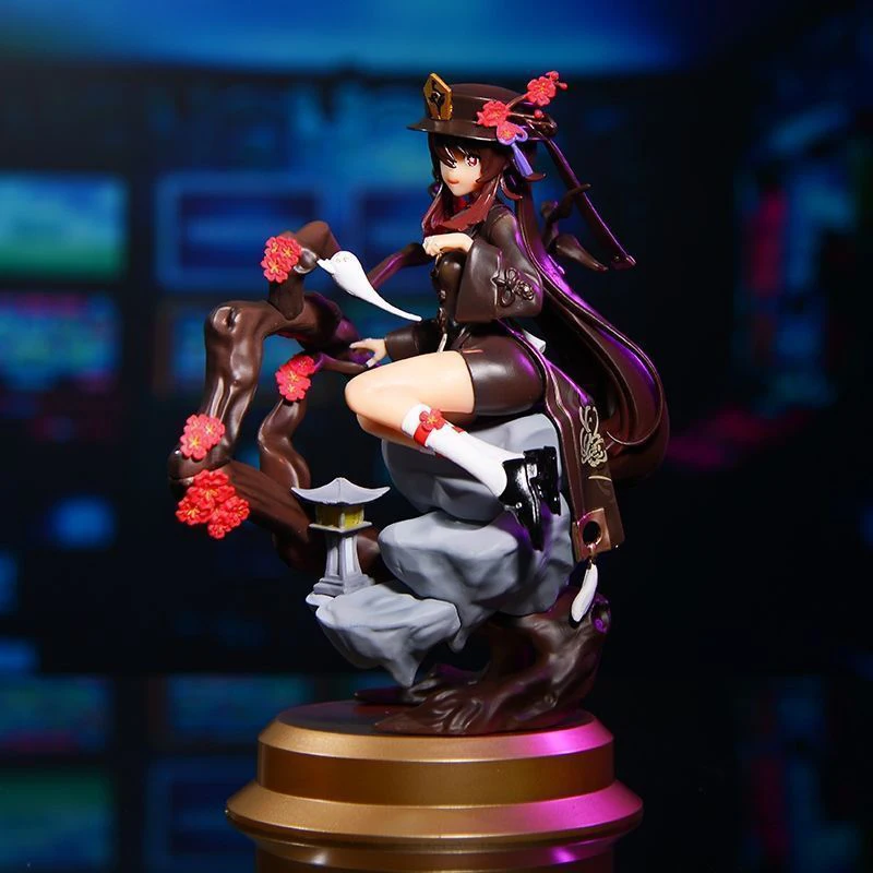 Новые Фигурки героев аниме Katati Genshin Impact Hu Tao Sexy Girl фигурки из ПВХ коллекционные