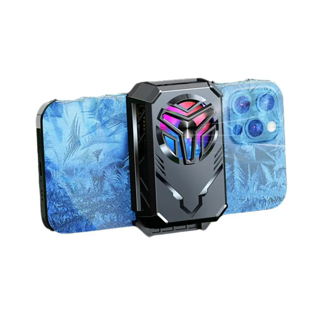 

Phone Cooling Fan Aluminum Portable Game Cooler Cooling Chip Game Cooling For Pugb Phone Cooler Mobile Phone Radiator Type-c
