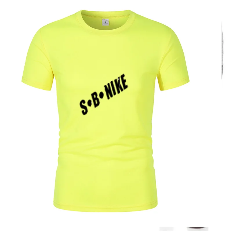 

2022 Summer New Men's Sports T-shirt S.B.KENI Round Neck Short Sleeve 100% Cotton T-shirt fashion large size Casual Men's Shirt