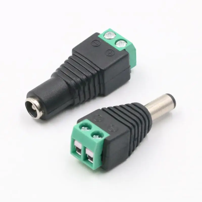 

Dc Adapter Reliable Secure Connection Versatile Durable Convenient Monitoring System Accessory Solderless Connector For Led