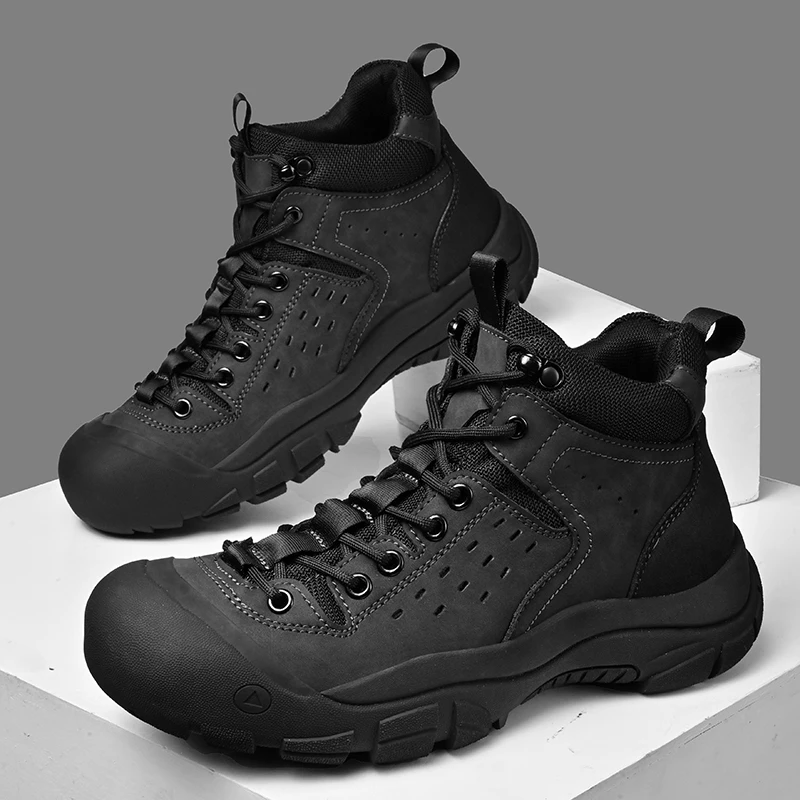 Мужская походная обувь водонепроницаемая уличная для мужчин износостойкие