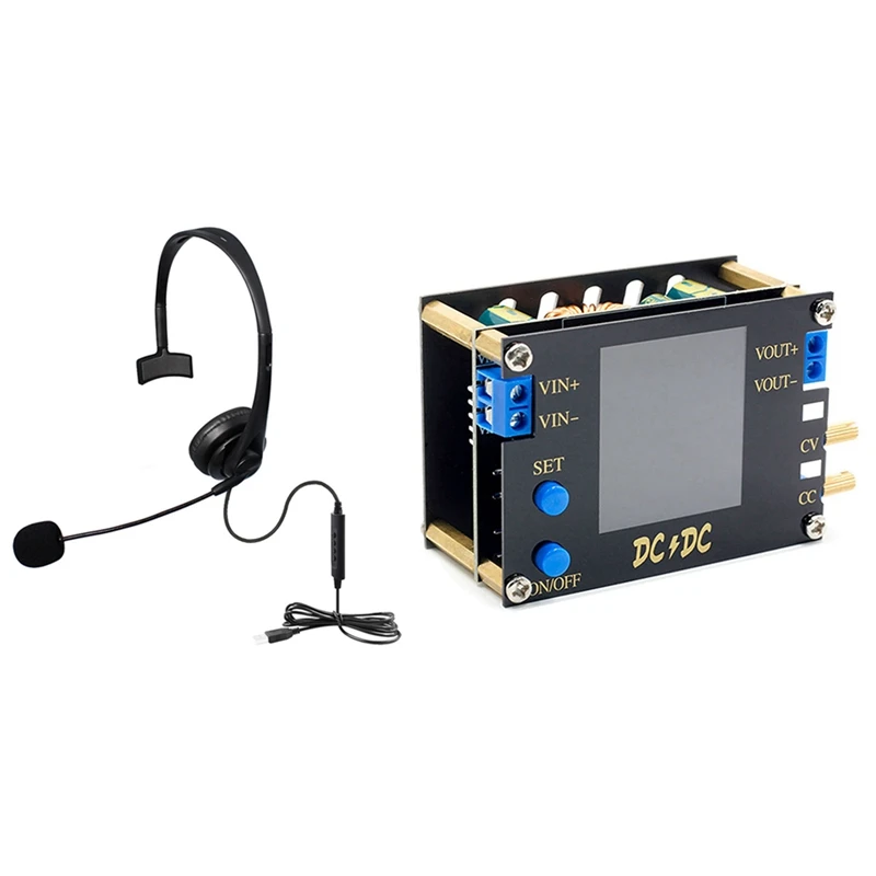 

USB-гарнитура для колл-центра с микрофоном с шумоподавлением, наушники с монофоном с автоматическим усилением/понижающим преобразователем