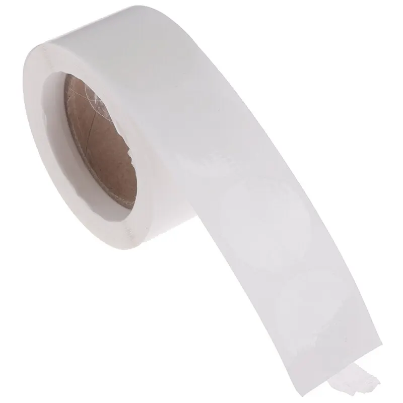 

500pcs/Roll Round Pvc Clear Sticker Scrapbooking For Package And Evenlope Seal Labels Sticker Office Stationery Sticker