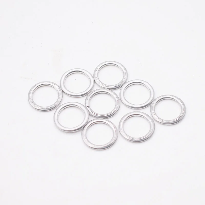 10PCS Oil Drain Plug Gaskets N0138157 For Audi S4 A4 A6 A8 Q5 For VW Touareg 4.2L 14X20X1.5mm Oil Pan Screw Washer Gasket